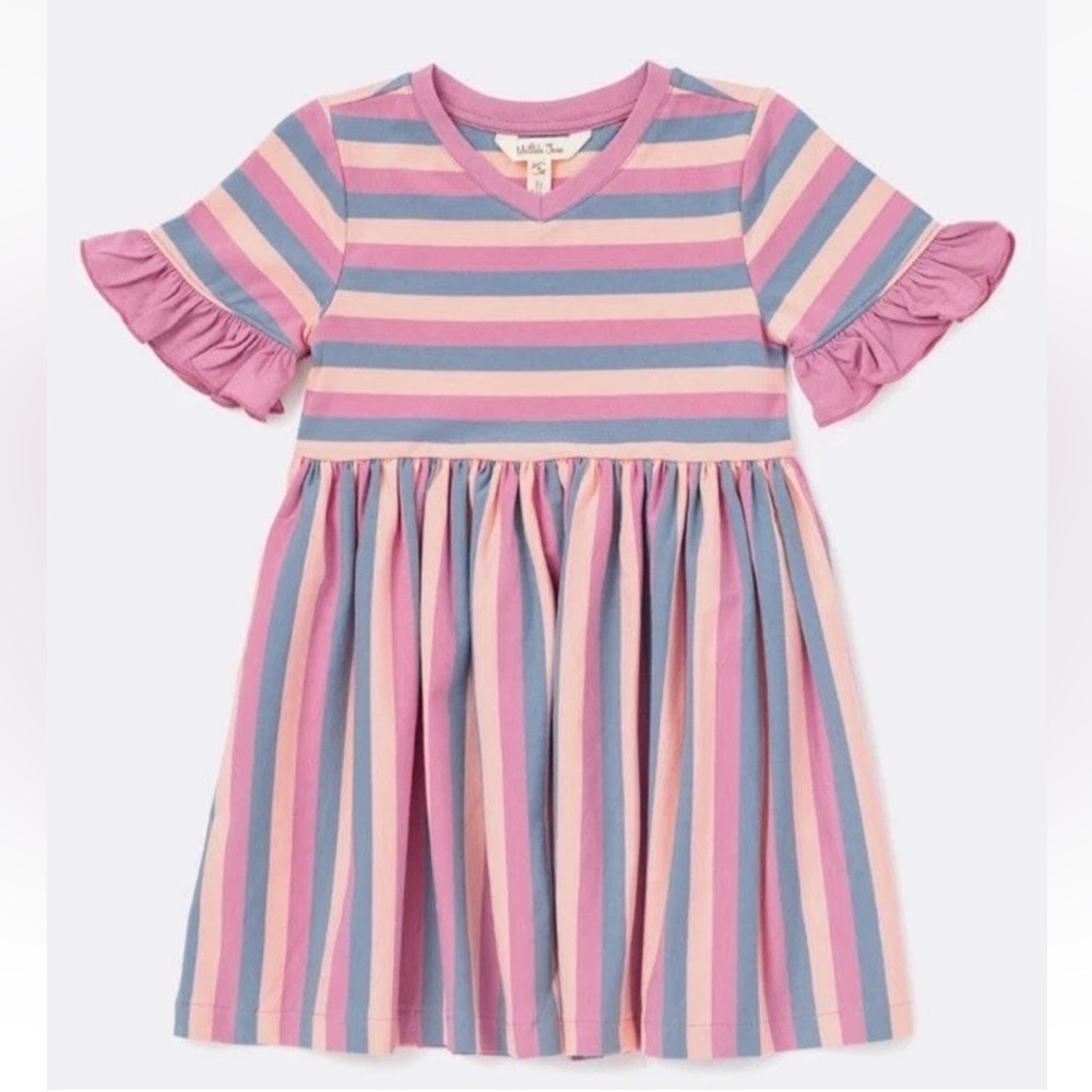 Matilda Jane Just Imagine Emery Girls Multi-Striped Dress 2T